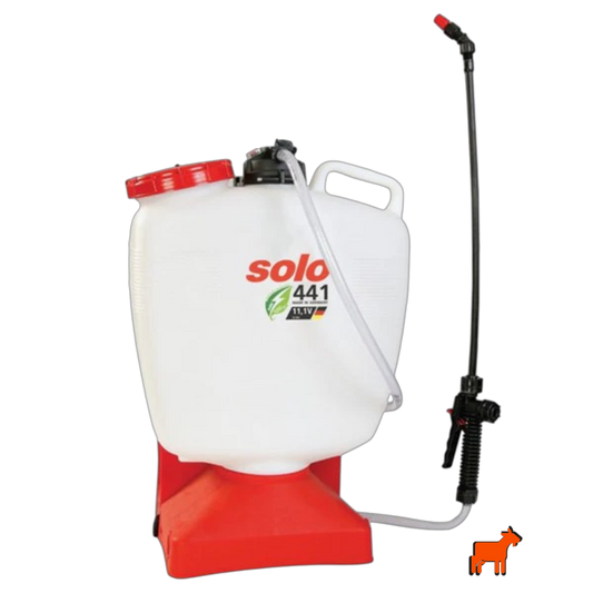 Solo 441Li 16L battery backpack sprayer – front hero product shot, 170 minute runtime