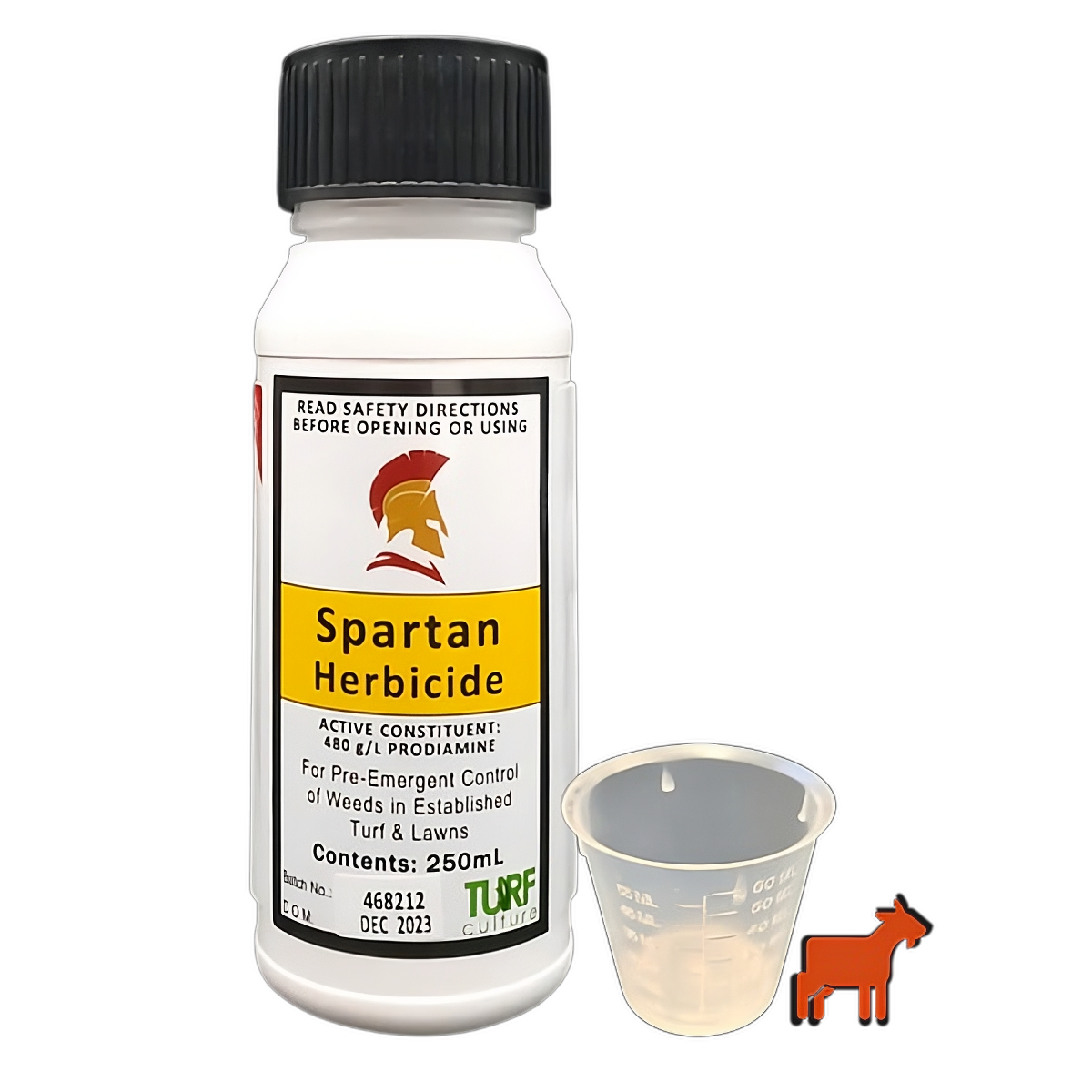 Spartan pre-emergent herbicide 250ml bottle for wintergrass and annual weed control