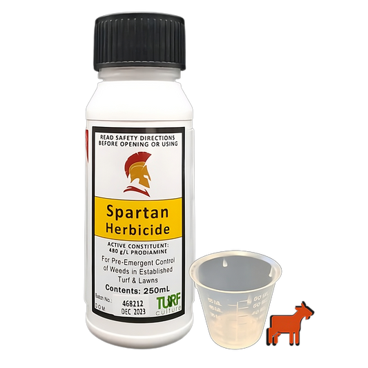 Spartan pre-emergent herbicide 250ml bottle for wintergrass and annual weed control