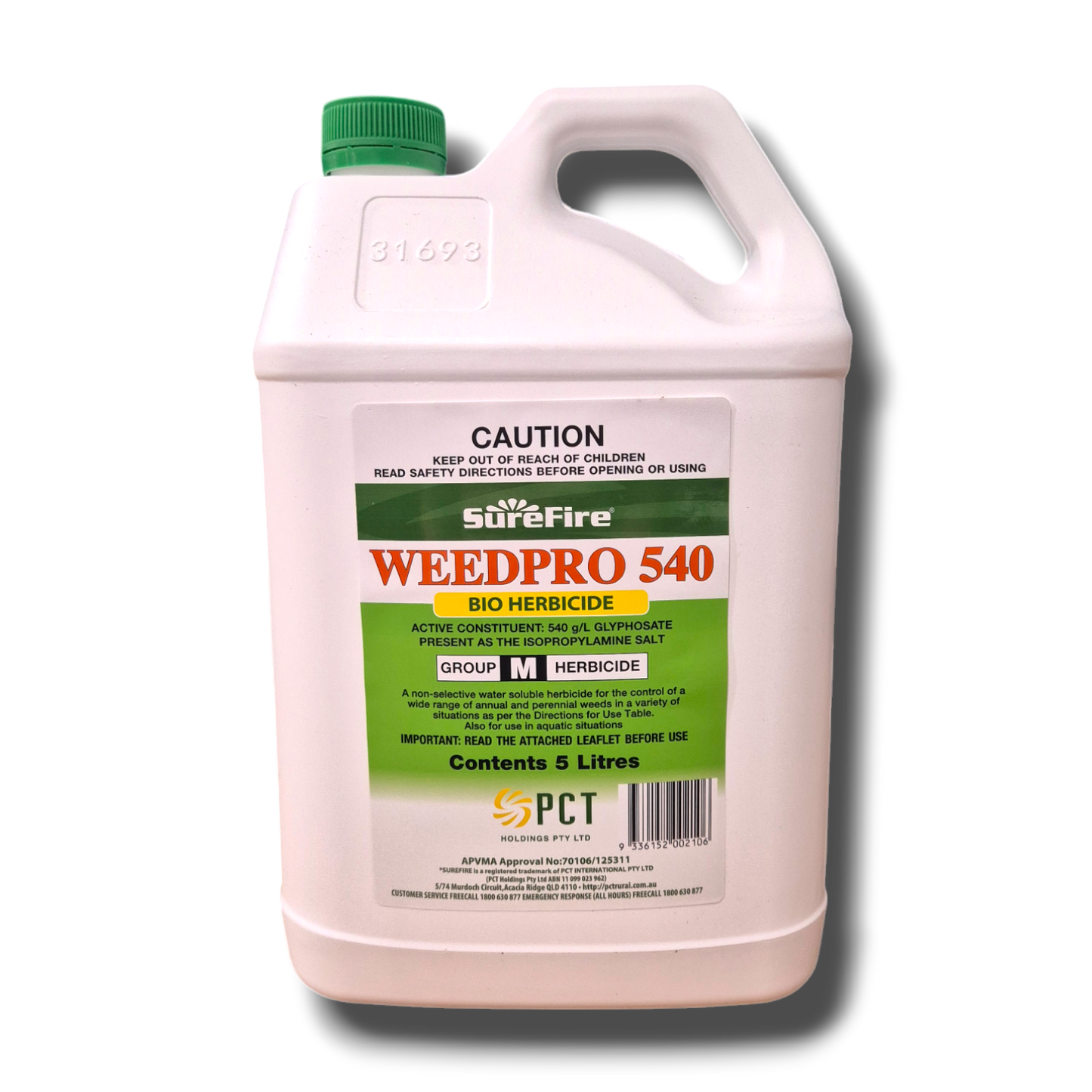 Weed-free driveway and garden area after treatment with Weedpro Glyphosate 540 herbicide