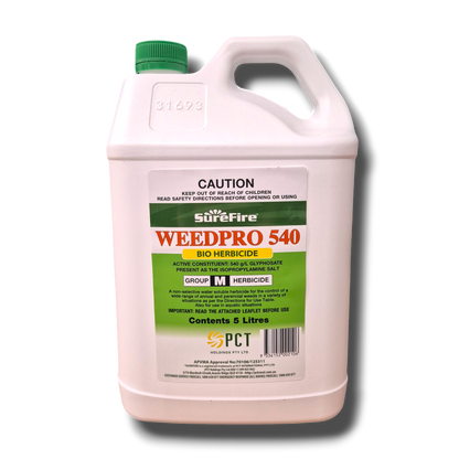 Weed-free driveway and garden area after treatment with Weedpro Glyphosate 540 herbicide