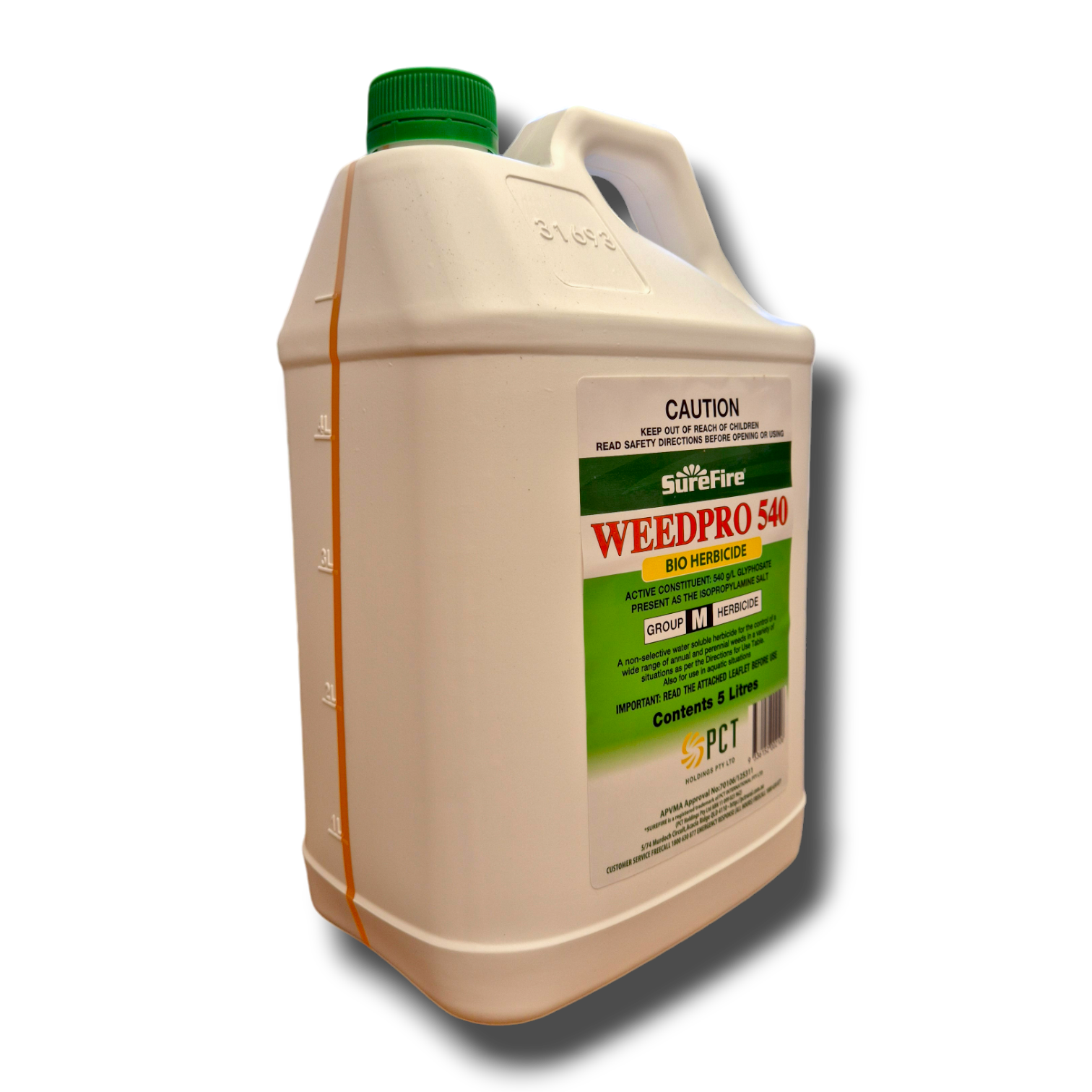 Weedpro Glyphosate 540 non-selective herbicide for weed and grass control in Australian gardens and pathways