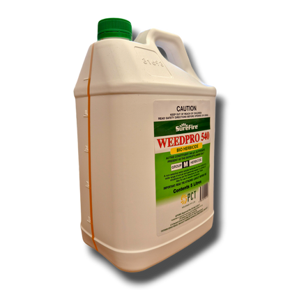 Weedpro Glyphosate 540 non-selective herbicide for weed and grass control in Australian gardens and pathways
